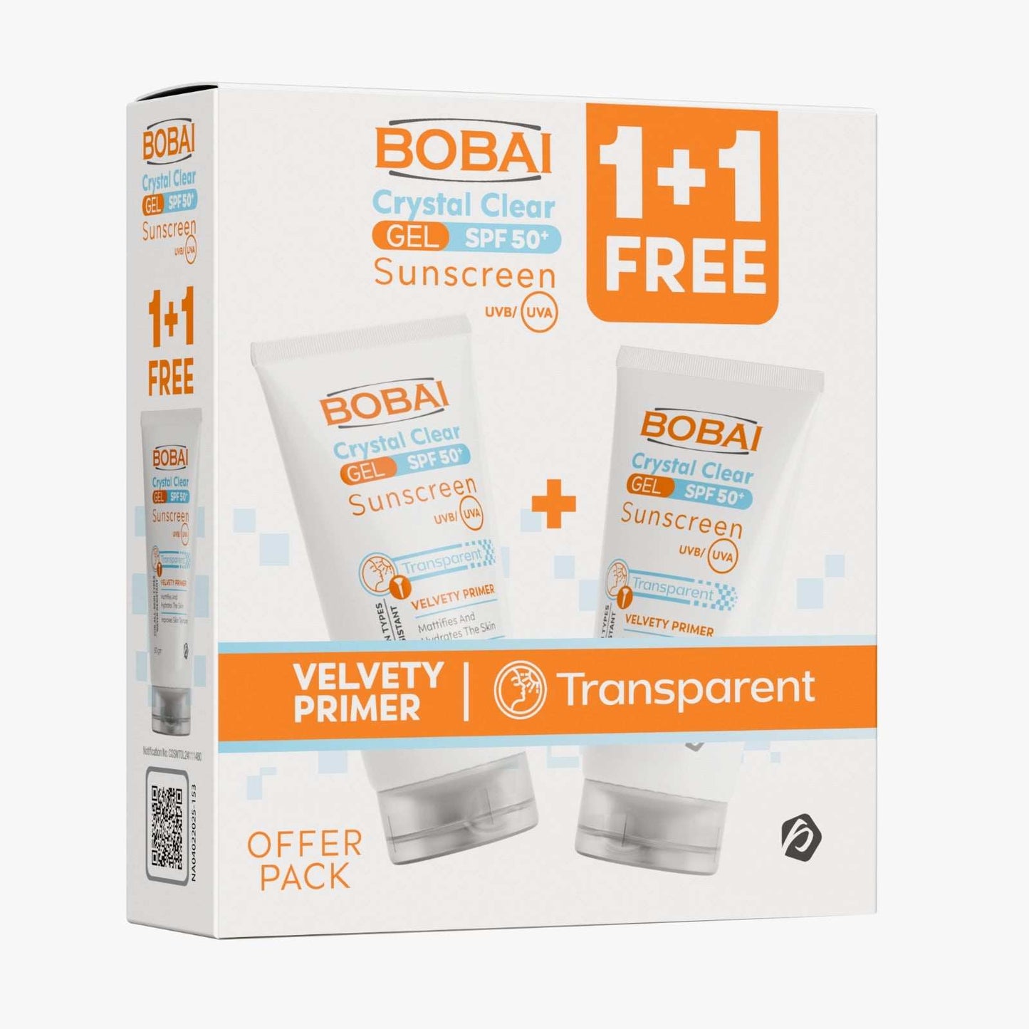 Bobai Crystal Clear Sunscreen Gel Spf 50+ 50G
