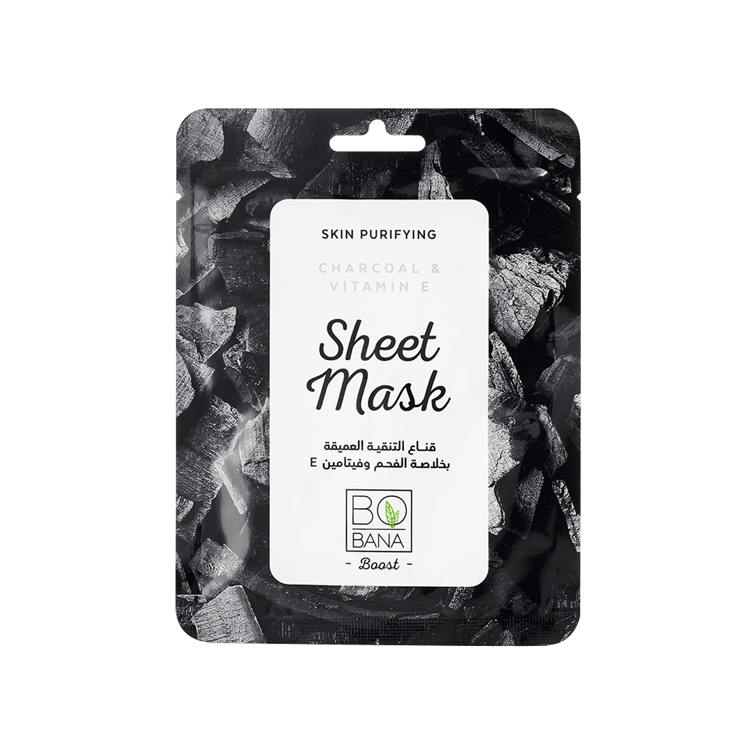 Bobana charcoal& vitamin E Sheet Mask