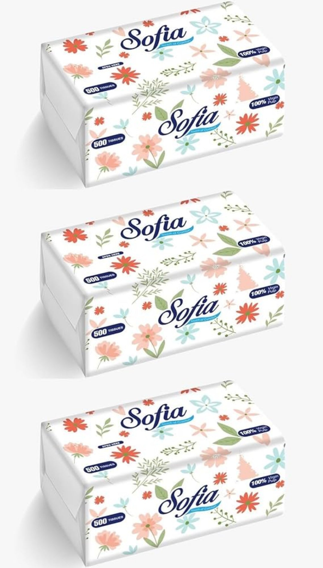 Sofia 500 Tissue 3 Piece