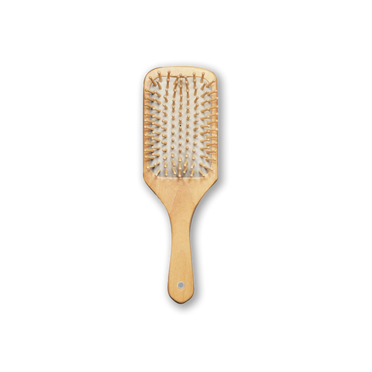Wooden Hairbrush With Beaded Tips
