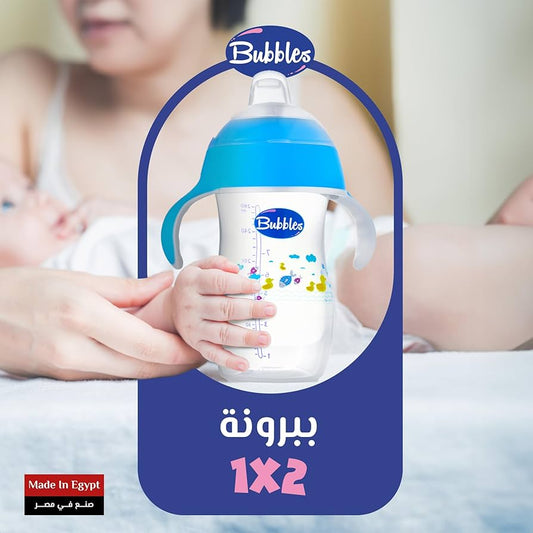 Bubbles Feeding Bottle With Hand 180Ml