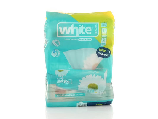 أبيض 550 3 قطع