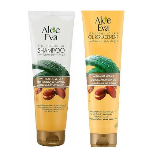 Aloe Eva Strengthening Hair Shampoo With Aloe Vera & Moroccan Argan Oil 230 ml