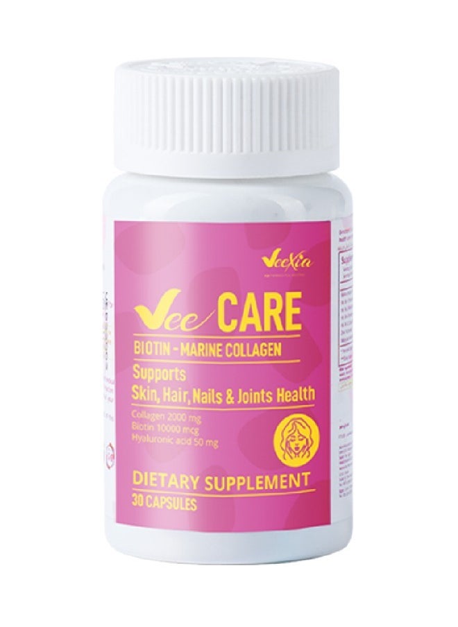 Vee Care 30 Cap hair, nails, skin