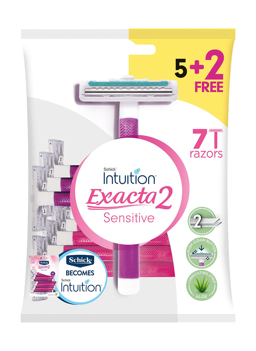Schick Intuition 5+2 Razors