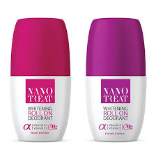 Nano Treat Deodorant 2 pcs Rose vanilla&Candy Cotton