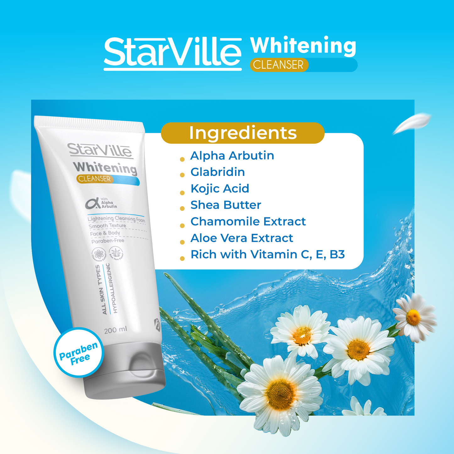 STARVILLE Whitening Clinser 200ml