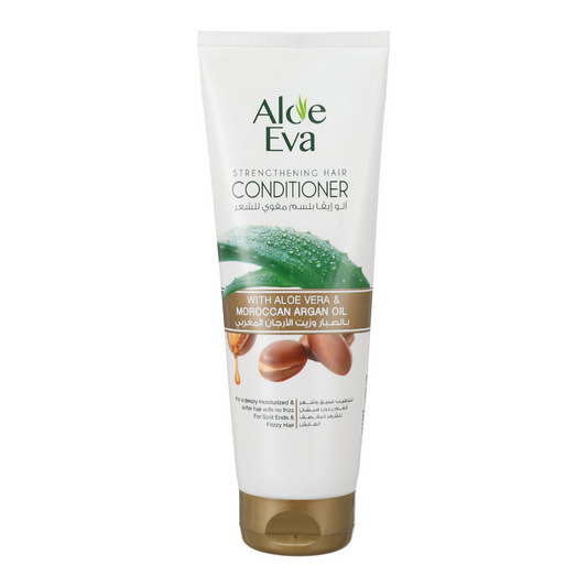 Aloe Eva Strengthening Hair Conditioner With Aloe Vera And Moroccan Argan Oil - 230 Ml