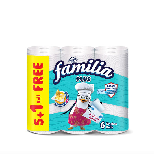 Familia Blue Kitchen Towels  6 Rolls