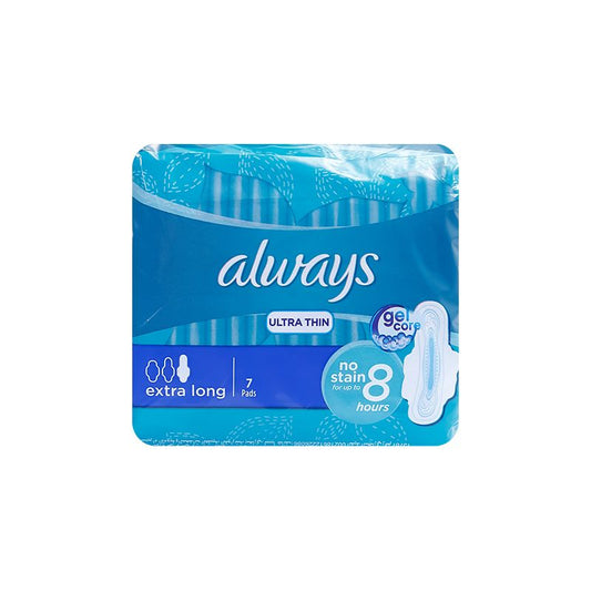 فوط صحية طويلة جدًا من Always، عبوة من 7 قطع
