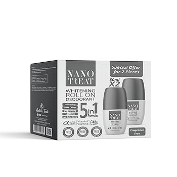 Nano Treat Deodorant 2 pcs Free Fragrance
