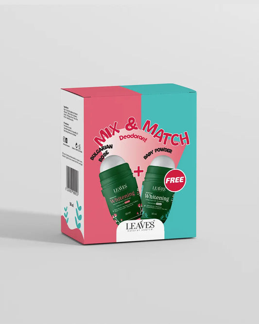 Leaves Roll On Baby Powder& Bulgarian Rose