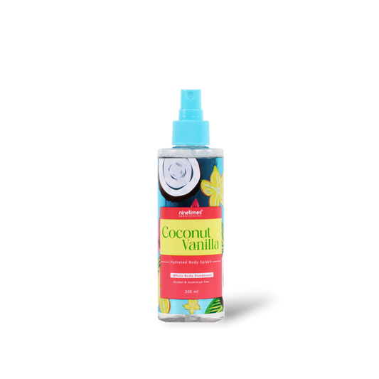 Nine time splash coconut vanilla