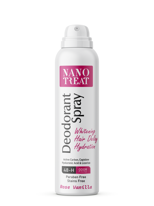 Nano Treat Deodorant Spray Rose vanilla