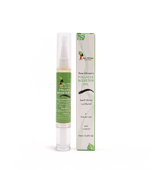 Raw African Follicle Booster Oil للحواجب